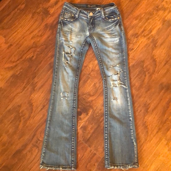 Denim - Custom Made  Premiere Denim Distressed Jeans